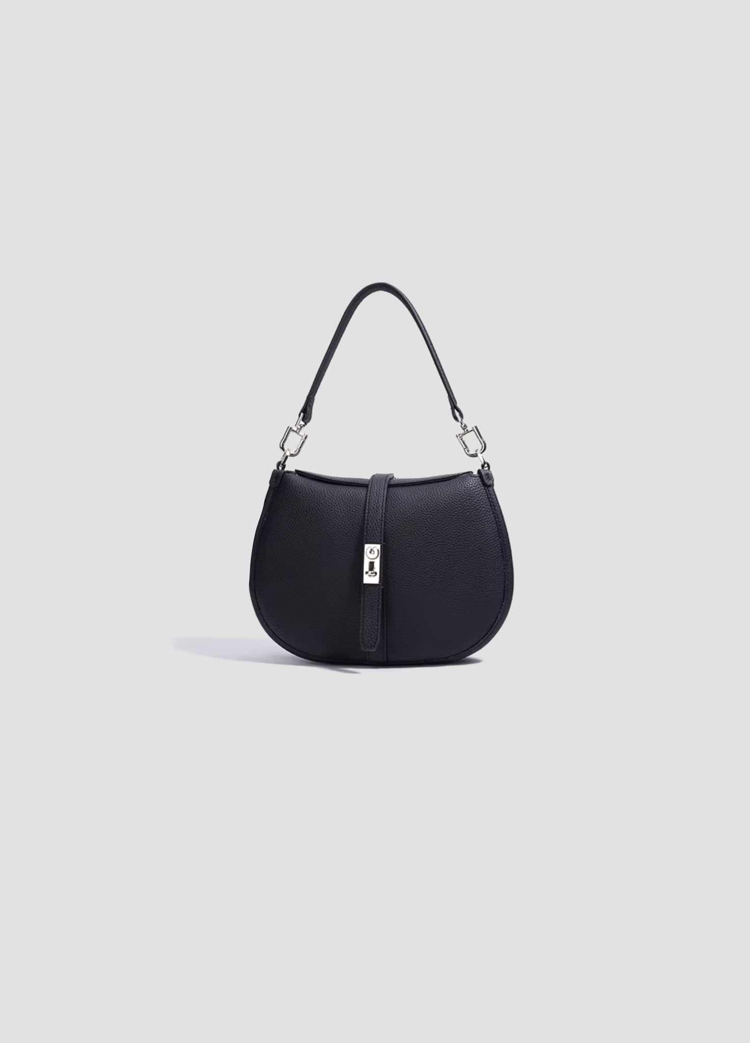 Glory Flap-Over Handbag In Pebbled Leather