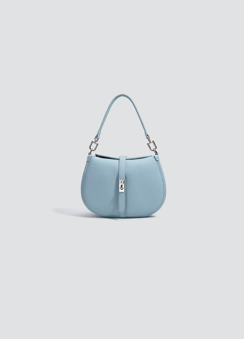 Glory Flap-Over Handbag In Pebbled Leather