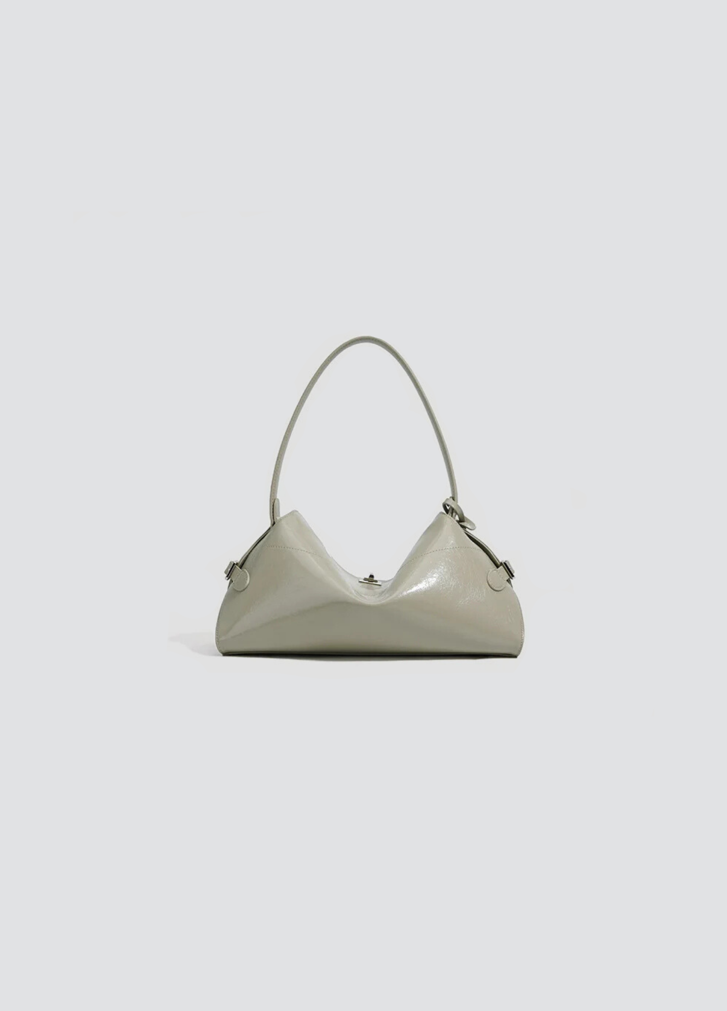 Glory Gator Shoulder Bag In Polished Leather
